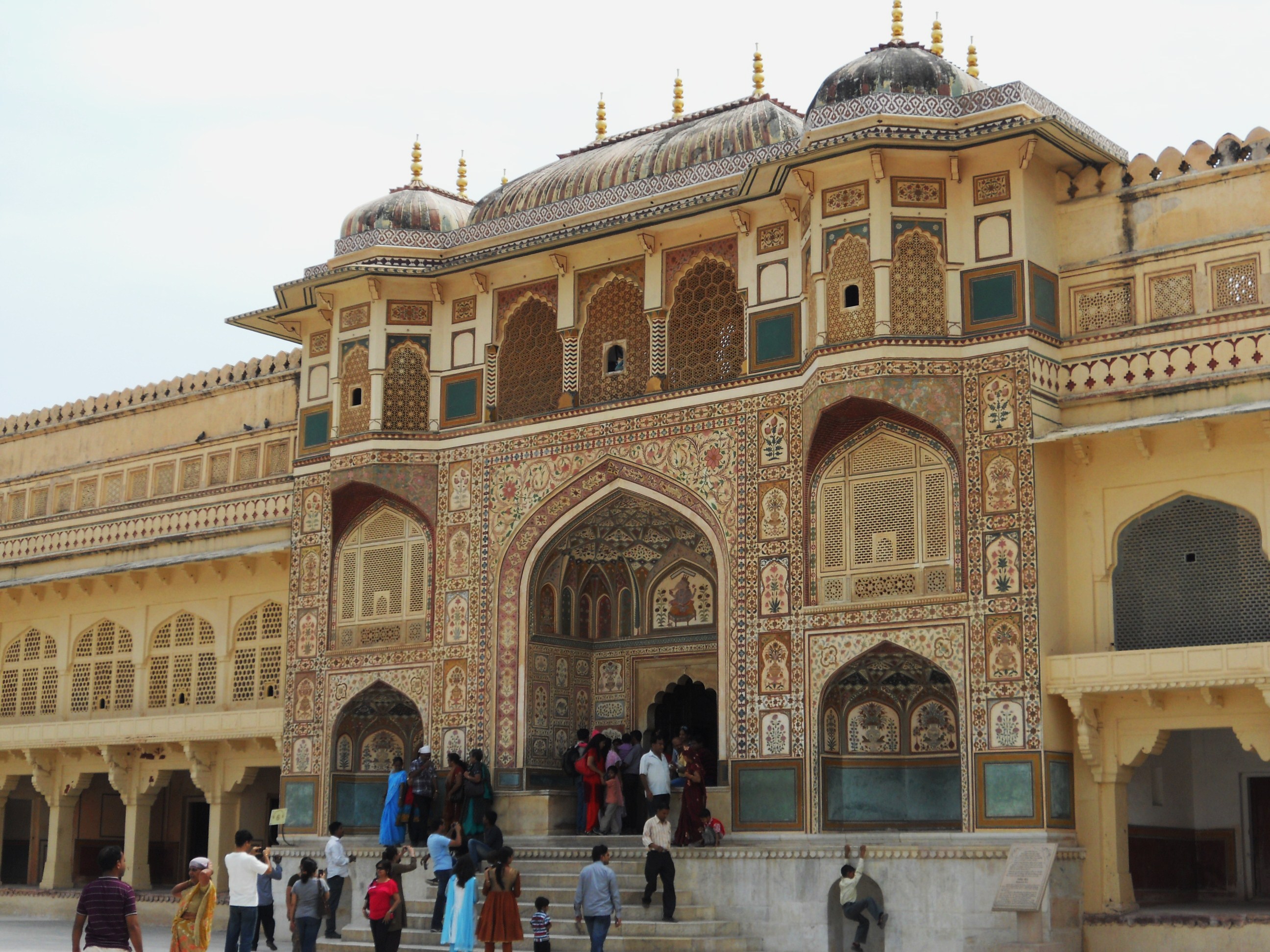 Entrance to Palace in Jaipur, Rajasthan